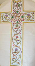 White Roman Vestment 9099